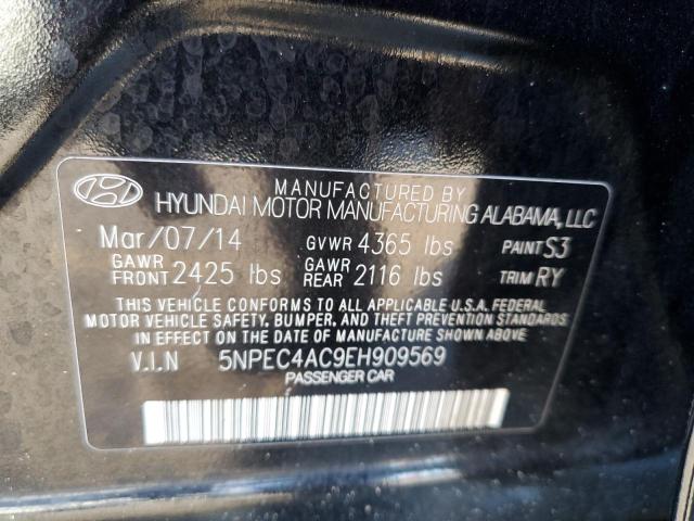 Photo 10 from auction – 2014 HYUNDAI SONATA SE with VIN 5NPEC4AC9EH909569