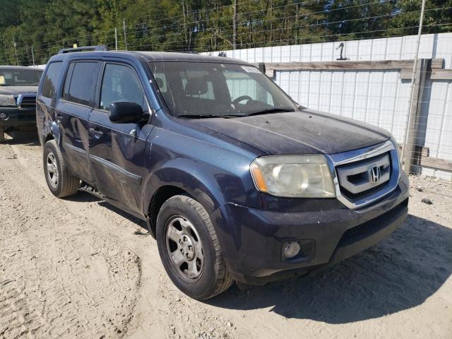 HONDA PILOT LX 2011 with VIN 5FNYF4H2XBB043666 - Photo from auction