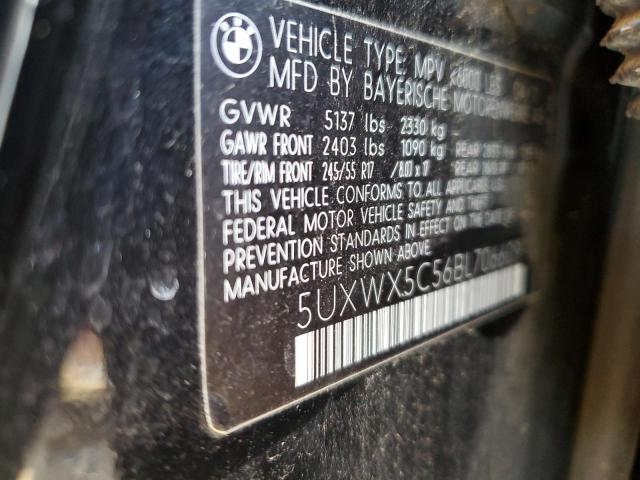 Photo 10 from auction – 2011 BMW X3 XDRIVE2 with VIN 5UXWX5C56BL706609