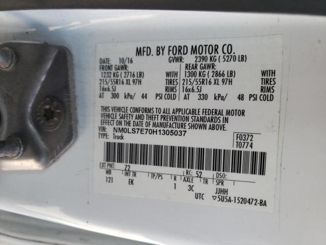 Photo 10 from auction – 2017 FORD TRANSIT CO with VIN NM0LS7E70H1305037