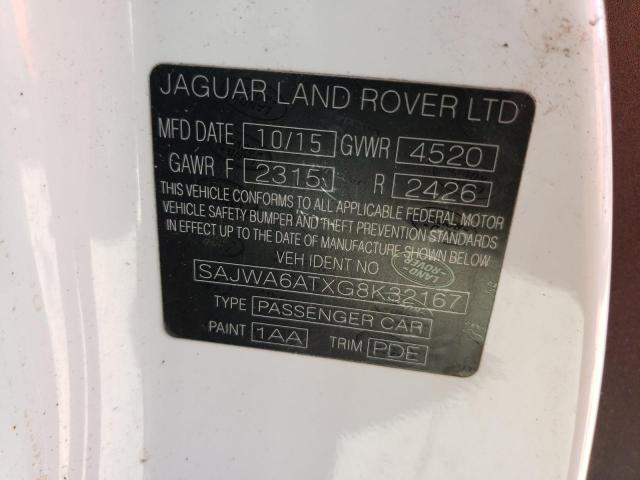 Photo 10 from auction – 2016 JAGUAR F-TYPE with VIN SAJWA6ATXG8K32167