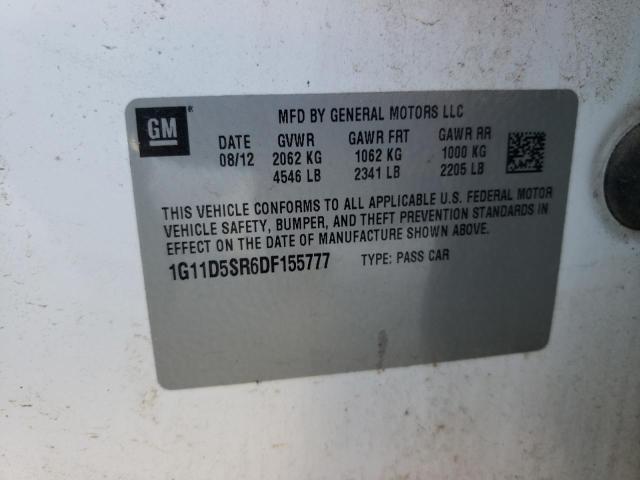 Photo 10 from auction – 2013 CHEVROLET MALIBU 1LT with VIN 1G11D5SR6DF155777