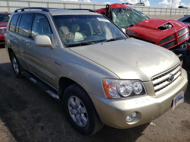TOYOTA HIGHLANDER 2001 with VIN JTEHF21A810036665 - Photo from auction