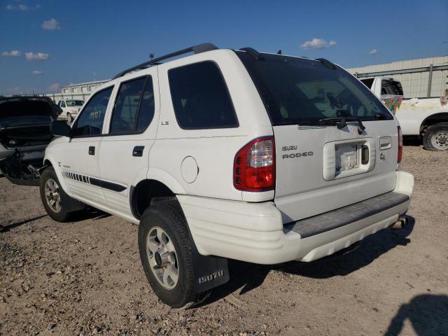Photo 3 from auction – 2001 ISUZU RODEO S with VIN 4S2CK58W714300372