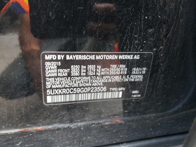 Photo 10 from auction – 2016 BMW X5 XDRIVE3 with VIN 5UXKR0C59G0P23506