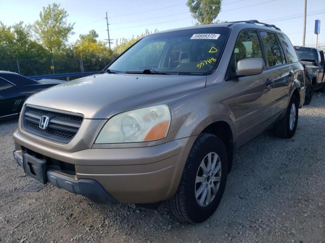 Photo 2 from auction – 2004 HONDA PILOT EXL with VIN 2HKYF18504H557118