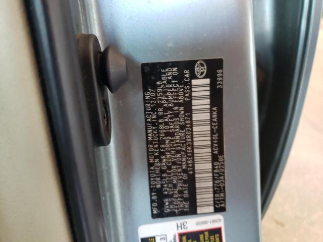 Photo 10 from auction – 2008 TOYOTA CAMRY CE with VIN 4T4BE46K38R034871