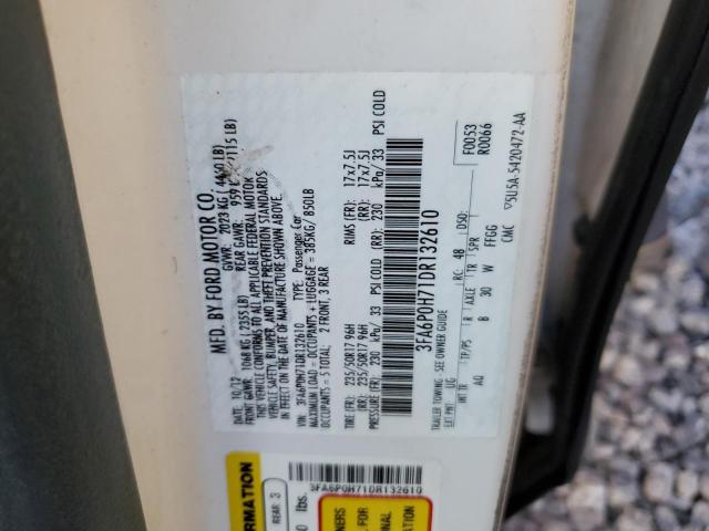 Photo 10 from auction – 2013 FORD FUSION SE with VIN 3FA6P0H71DR132610