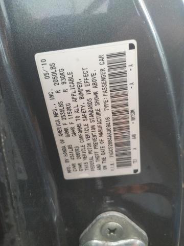 Photo 10 from auction – 2010 HONDA ACCORD EXL with VIN 1HGCS2B84AA009416