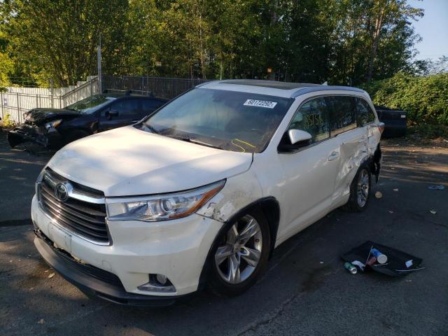 Photo 2 from auction – 2015 TOYOTA HIGHLANDER with VIN 5TDDKRFH9FS076528