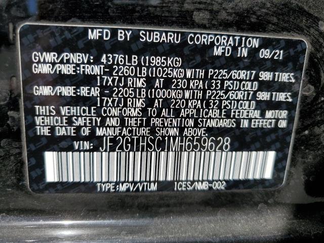 Photo 10 from auction – 2021 SUBARU CROSSTREK with VIN JF2GTHSC1MH659628