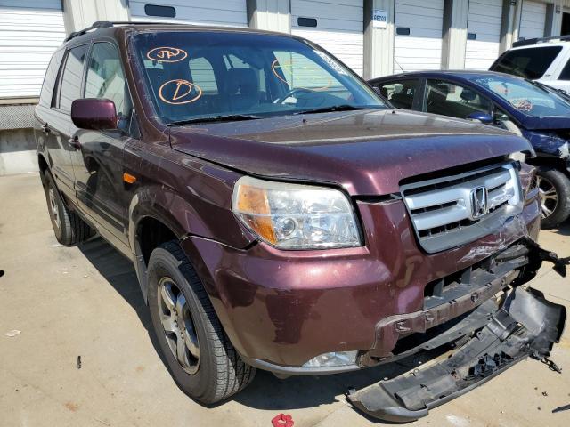 HONDA PILOT EXL 2008 with VIN 5FNYF18568B046579 - Photo from auction