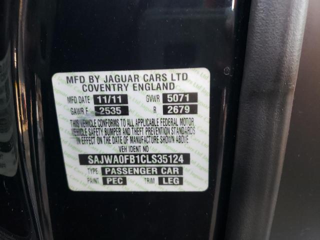 Photo 10 from auction – 2012 JAGUAR XF with VIN SAJWA0FB1CLS35124