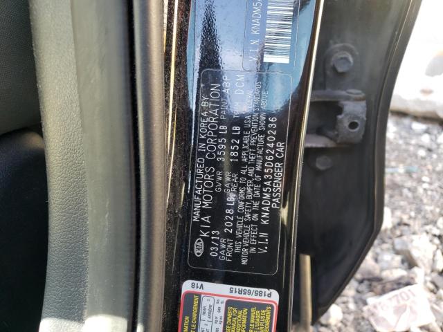 Photo 10 from auction – 2013 KIA RIO LX with VIN KNADM5A35D6240236