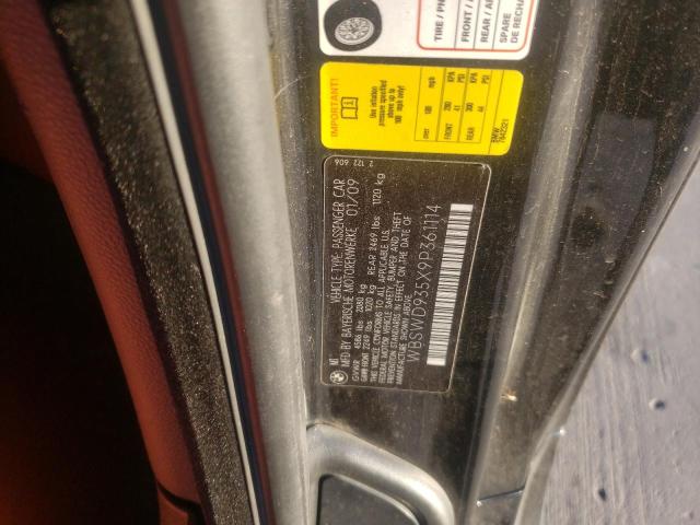 Photo 10 from auction – 2009 BMW M3 with VIN WBSWD935X9P361114