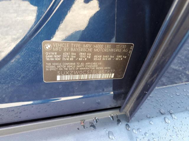 Photo 10 from auction – 2011 BMW X5 XDRIVE3 with VIN 5UXZW0C57BL657827