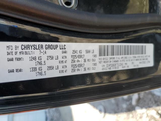 Photo 10 from auction – 2015 DODGE JOURNEY SX with VIN 3C4PDDBG9FT512243