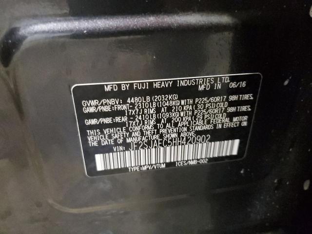 Photo 10 from auction – 2017 SUBARU FORESTER 2 with VIN JF2SJAEC5HH420902