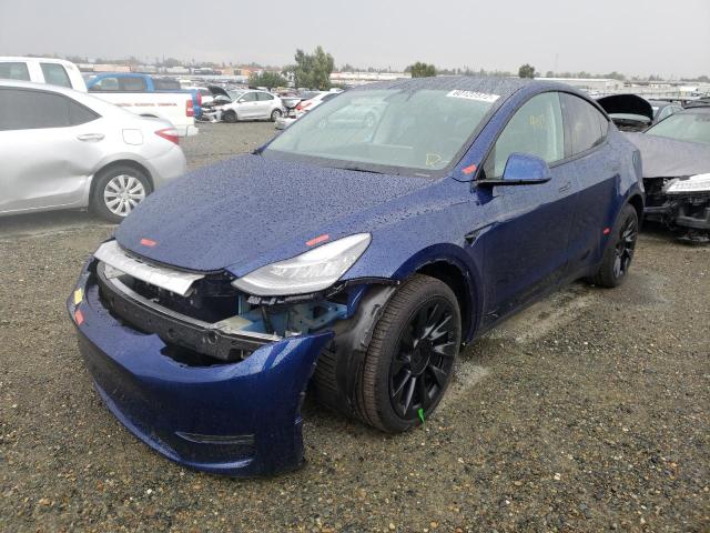 Photo 2 from auction – 2022 TESLA MODEL Y with VIN 7SAYGDEE2NF395787