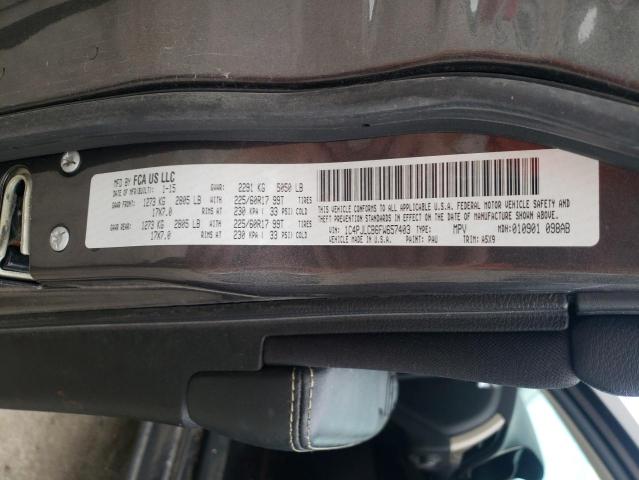 Photo 10 from auction – 2015 JEEP CHEROKEE L with VIN 1C4PJLCB6FW657403