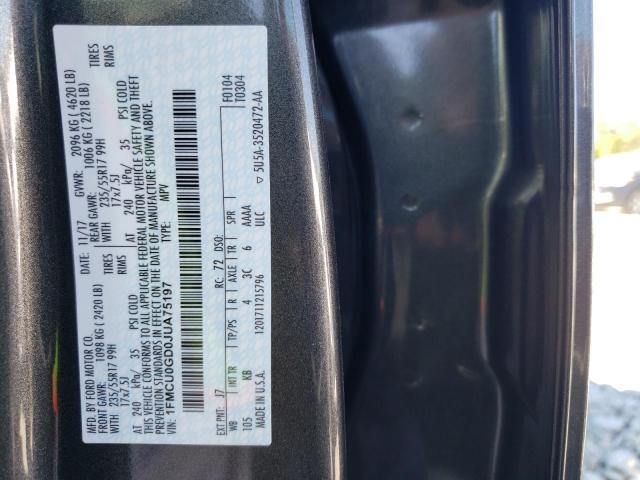 Photo 10 from auction – 2018 FORD ESCAPE with VIN 1FMCU0GD0JUA75197