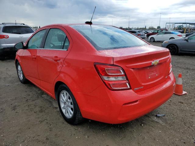 Photo 3 from auction – 2017 CHEVROLET SONIC LT with VIN 1G1JD5SG0H4120815