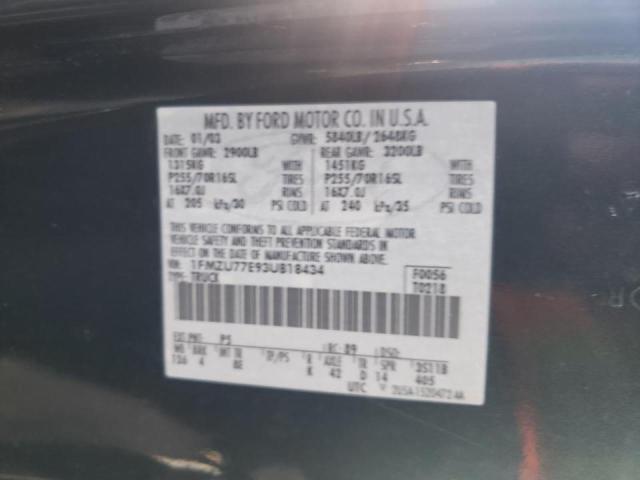 Photo 10 from auction – 2003 FORD EXPLORER S with VIN 1FMZU77E93UB18434