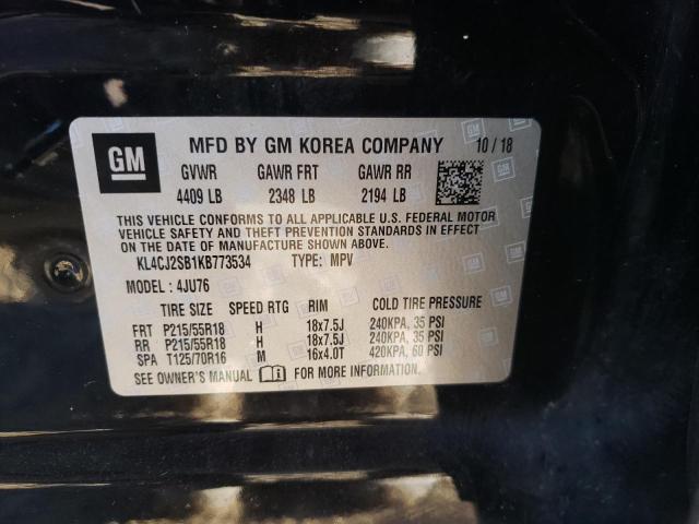 Photo 10 from auction – 2019 BUICK ENCORE SPO with VIN KL4CJ2SB1KB773534
