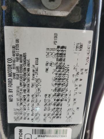 Photo 10 from auction – 2013 FORD FUSION SE with VIN 3FA6P0HR0DR273041