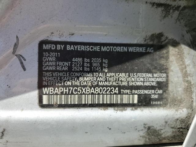 Photo 10 from auction – 2011 BMW 328 I with VIN WBAPH7C5XBA802234