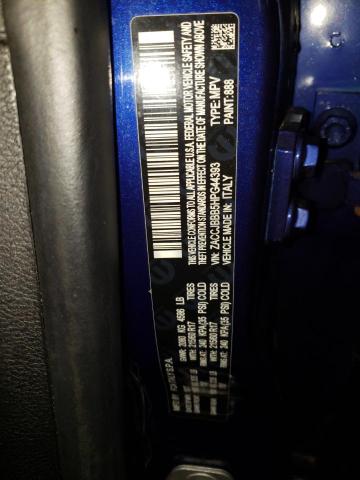 Photo 10 from auction – 2017 JEEP RENEGADE L with VIN ZACCJBBB5HPG44393