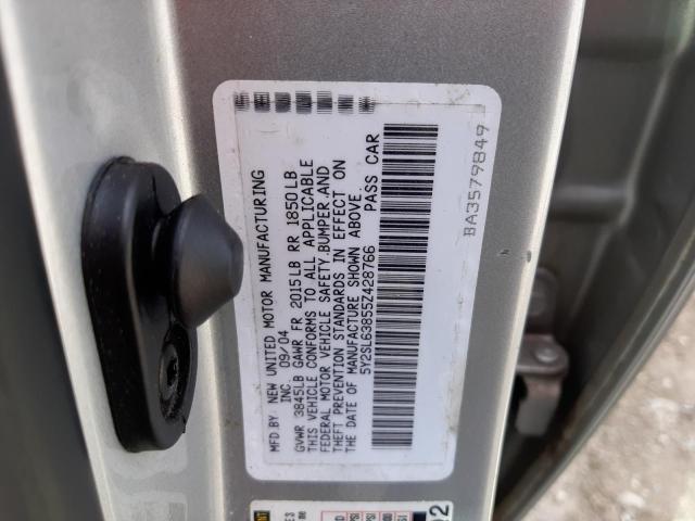 Photo 10 from auction – 2005 PONTIAC VIBE with VIN 5Y2SL63855Z428766