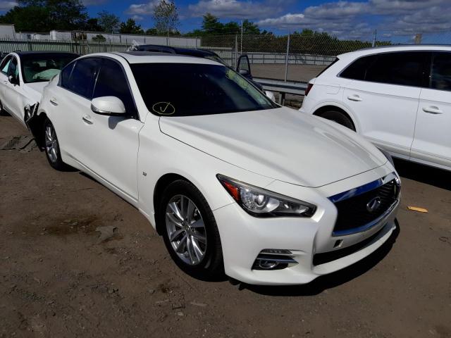 INFINITI Q50 BASE 2015 with VIN JN1BV7AR1FM421942 - Photo from auction
