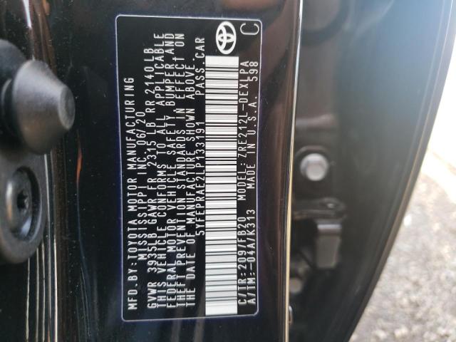Photo 10 from auction – 2020 TOYOTA COROLLA LE with VIN 5YFEPRAE2LP133191