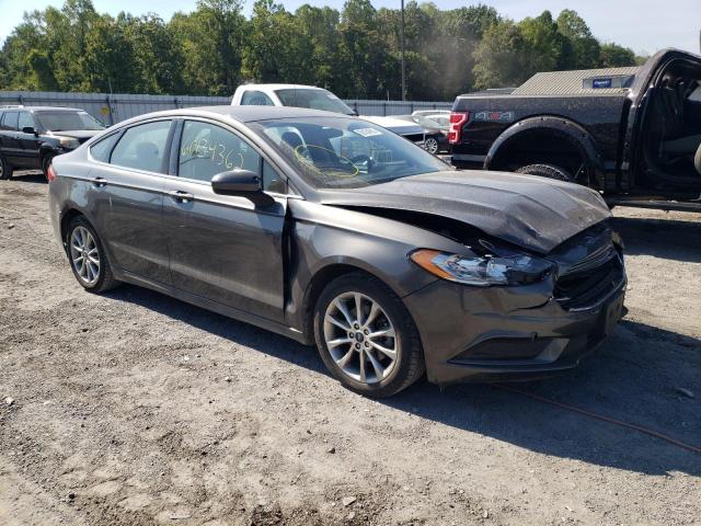 FORD FUSION SE 2017 with VIN 3FA6P0LU9HR138299 - Photo from auction