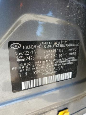Photo 10 from auction – 2014 HYUNDAI SONATA SE with VIN 5NPEC4AB3EH857928