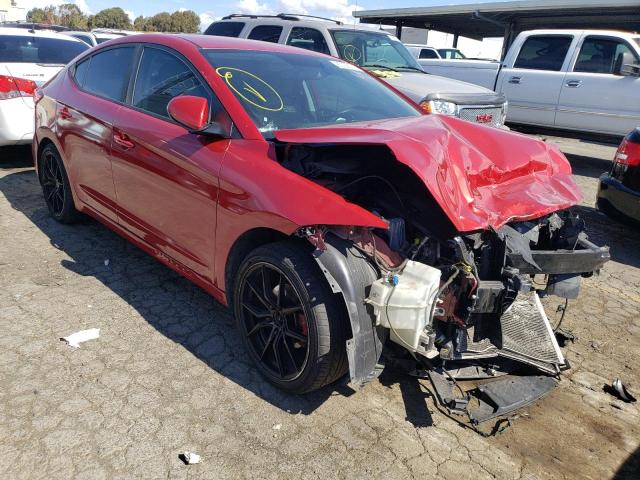 HYUNDAI ELANTRA SE 2017 with VIN 5NPD74LF4HH096007 - Photo from auction