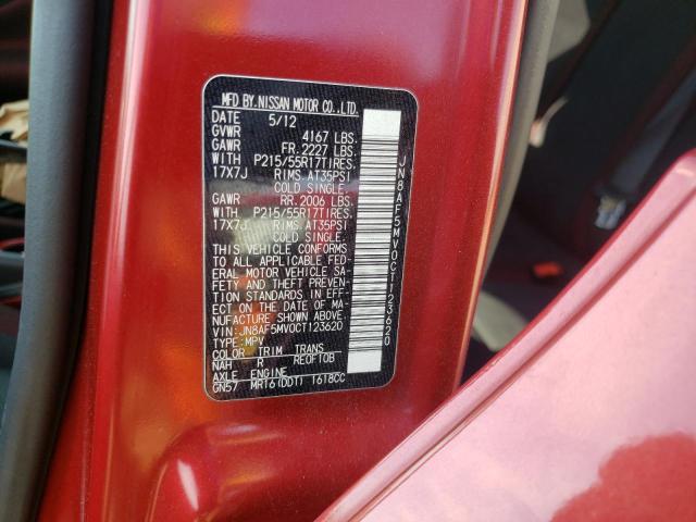 Photo 10 from auction – 2012 NISSAN JUKE S with VIN JN8AF5MV0CT123620