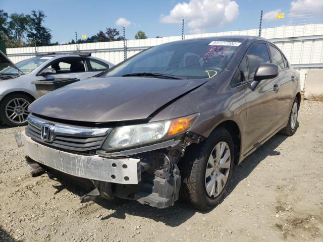 Photo 2 from auction – 2012 HONDA CIVIC LX with VIN 2HGFB2F57CH609607