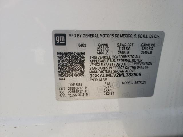 Photo 10 from auction – 2021 GMC TERRAIN SL with VIN 3GKALMEV2ML383606