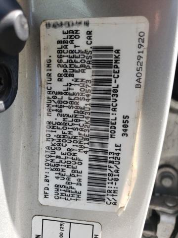 Photo 10 from auction – 2003 TOYOTA CAMRY LE with VIN 4T1BE32K43U144573