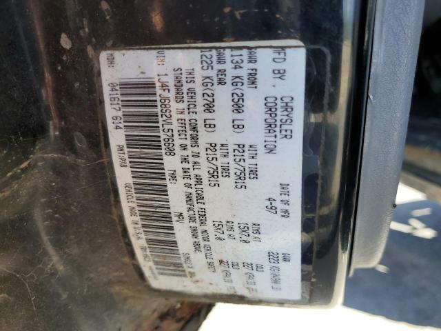 Photo 10 from auction – 1997 JEEP CHEROKEE with VIN 1J4FJ68S2VL576608