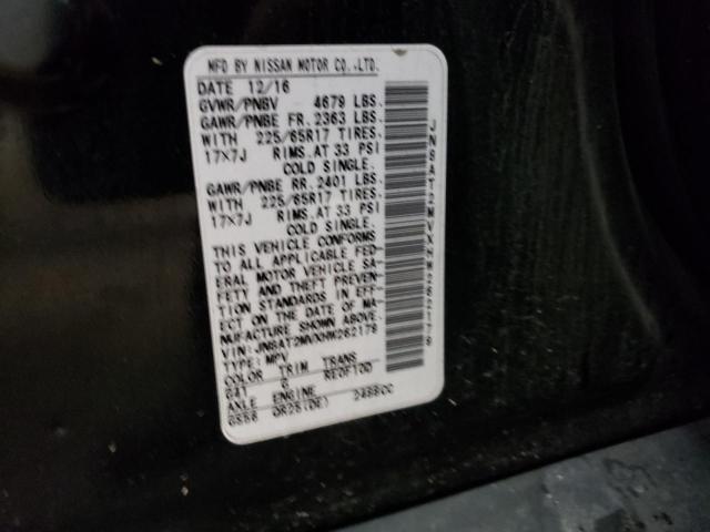 Photo 10 from auction – 2017 NISSAN ROGUE S with VIN JN8AT2MVXHW262179
