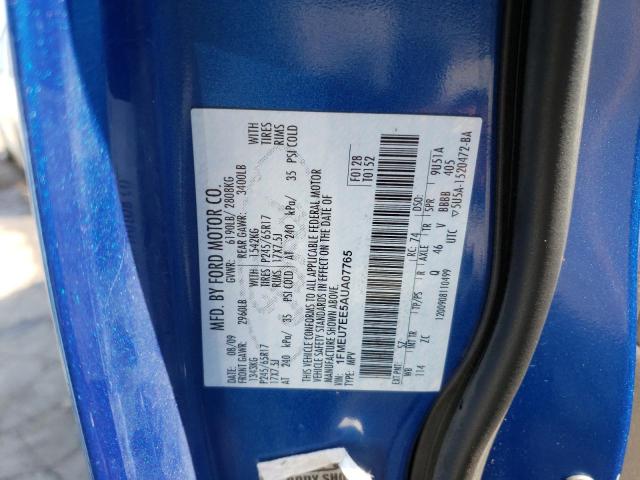 Photo 10 from auction – 2010 FORD EXPLORER E with VIN 1FMEU7EE5AUA07765