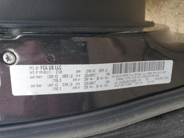 Photo 10 from auction – 2020 DODGE GRAND CARA with VIN 2C4RDGEG8LR189209