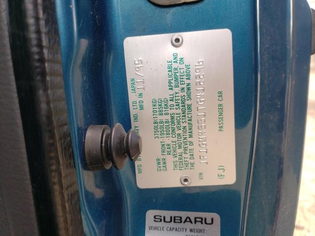 Photo 10 from auction – 1996 SUBARU IMPREZA LX with VIN JF1GM4551TG412296