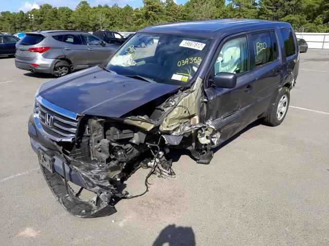 Photo 2 from auction – 2015 HONDA PILOT LX with VIN 5FNYF4H27FB039385