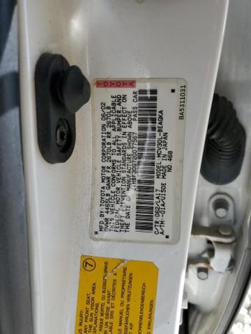 Photo 10 from auction – 2002 LEXUS ES 300 with VIN JTHBF30G720077567