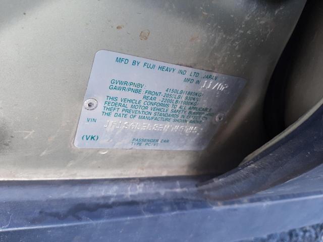 Photo 10 from auction – 2003 SUBARU FORESTER 2 with VIN JF1SG63683H749745