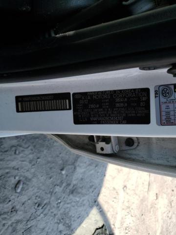 Photo 10 from auction – 2012 KIA FORTE EX with VIN KNAFU4A28C5614207